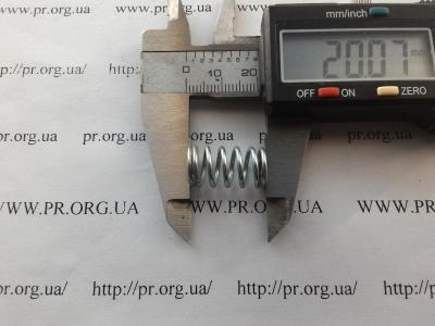 Пружина стиснення 1,3 х 11 х 20 (Артикул: S5254)