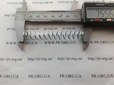 Пружина сжатия 1,2 х 10,9 х 75,5 (Артикул: S5255)