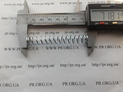 Пружина стиснення 1,2 х 10,4 х 72 (Артикул: S5257)