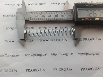 Пружина стиснення 1,2 х 11 х 72,5 (Артикул: S5258)