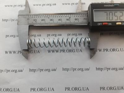 Пружина стиснення 1,2 х 10,9 х 70,5 (Артикул: S5259)