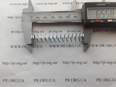 Пружина стиснення 1,2 х 11 х 65,5 (Артикул: S5261)