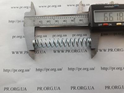 Пружина стиснення 1,2 х 10,7 х 66 (Артикул: S5262)