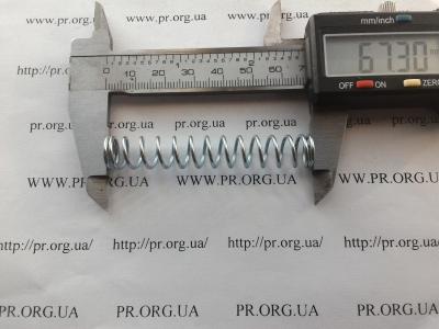 Пружина стиснення 1,2 х 11 х 67,5 (Артикул: S5264)