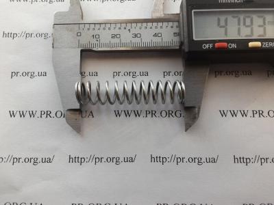 Пружина стиснення 1,2 х 11 х 48 (Артикул: S5278)