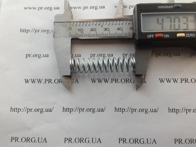 Пружина сжатия 1,2 х 11 х 47 (Артикул: S5280)