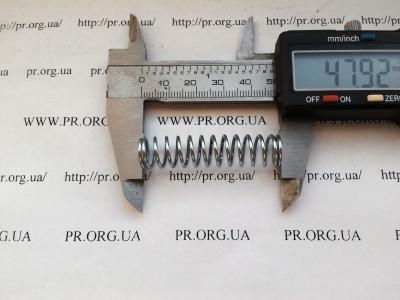 Пружина стиснення 1,2 х 11,4 х 48 (Артикул: S5282)