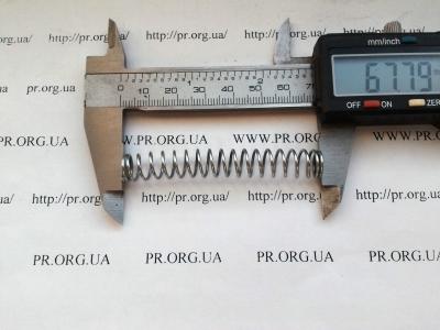 Пружина стиснення 1 х 10 х 67,8 (Артикул: S5300)