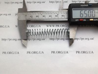 Пружина стиснення 1 х 10 х 65 (Артикул: S5301)