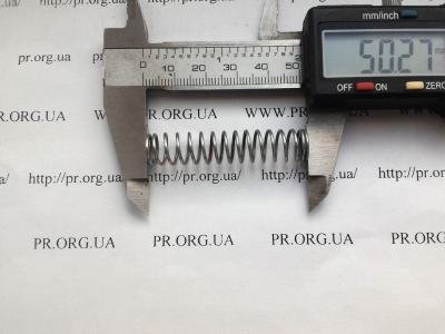 Пружина стиснення 1 х 10,2 х 50 (Артикул: S5304)