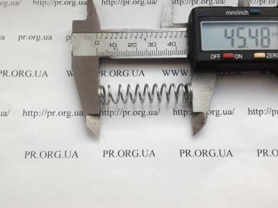 Пружина стиснення 1 х 10 х 45,5 (Артикул: S5305)