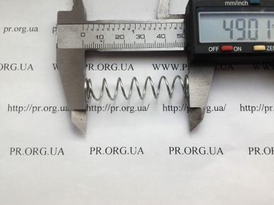 Пружина стиснення 1 х 11 х 49 (Артикул: S5306)