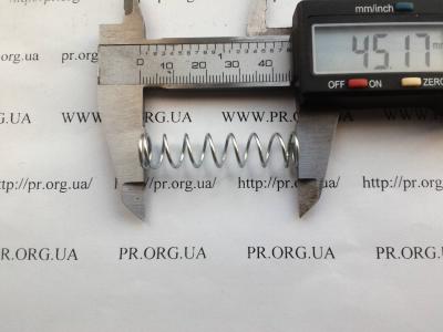 Пружина стиснення 1 х 10,4 х 45 (Артикул: S5313)