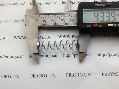 Пружина стиснення 1 х 10,4 х 43,5 (Артикул: S5317)