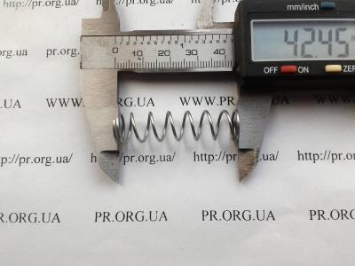Пружина стиснення 1 х 11 х 42,5 (Артикул: S5321)
