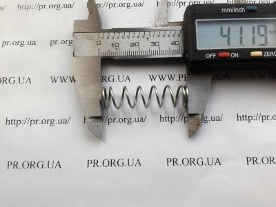 Пружина стиснення 1 х 10,8 х 41 (Артикул: S5322)