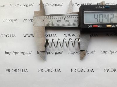 Пружина стиснення 1 х 11 х 40,5 (Артикул: S5323)