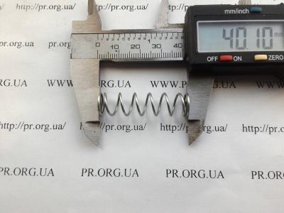 Пружина сжатия 1 х 10,8 х 40 (Артикул: S5324)