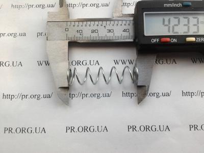 Пружина стиснення 1 х 11 х 42,2 (Артикул: S5328)