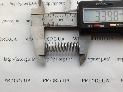 Пружина сжатия 1 х 10 х 34 (Артикул: S5334)