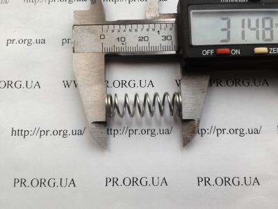 Пружина стиснення 1 х 10 х 31,5 (Артикул: S5340)