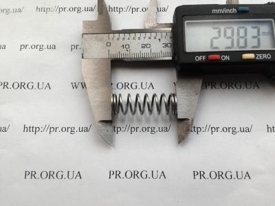 Пружина стиснення 1 х 10 х 30 (Артикул: S5342)