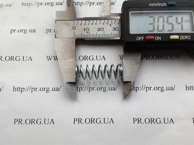 Пружина стиснення 1 х 10 х 30,4 (Артикул: S5347)