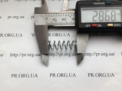 Пружина стиснення 1 х 9,8 х 28,7 (Артикул: S5355)