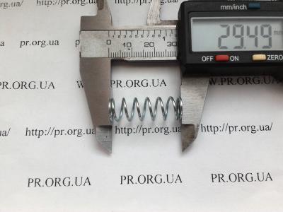 Пружина стиснення 1 х 10 х 29,4 (Артикул: S5360)