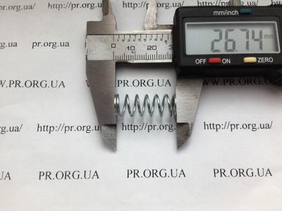 Пружина стиснення 1 х 10 х 26,6 (Артикул: S5361)