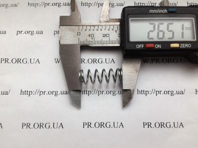 Пружина стиснення 1 х 9,8 х 26,5 (Артикул: S5367)