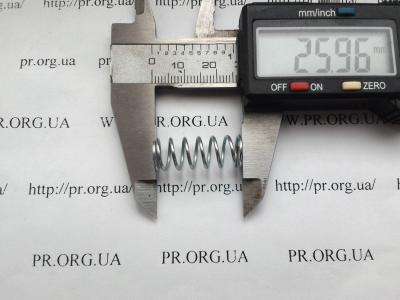 Пружина сжатия 1 х 10 х 26 (Артикул: S5368)