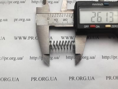 Пружина стиснення 1 х 10 х 26 (Артикул: S5373)