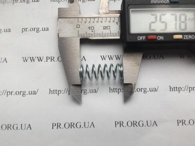 Пружина стиснення 1 х 10 х 25,8 (Артикул: S5374)