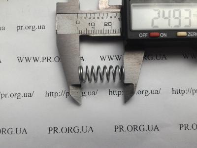 Пружина сжатия 1 х 10 х 25 (Артикул: S5376)