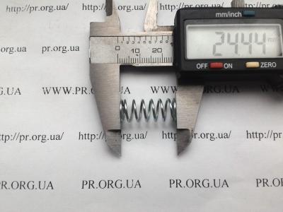 Пружина стиснення 1 х 10 х 24,5 (Артикул: S5383)