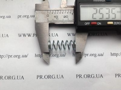 Пружина стиснення 1 х 10 х 25,2 (Артикул: S5386)