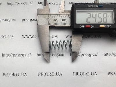 Пружина стиснення 1 х 10 х 24,6 (Артикул: S5387)