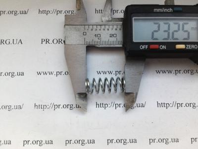 Пружина сжатия 1 х 9,8 х 23 (Артикул: S5391)
