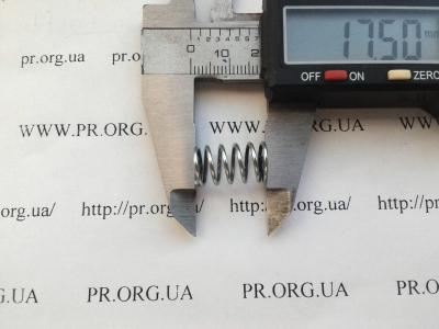 Пружина стиснення 1 х 10 х 17,5 (Артикул: S5405)
