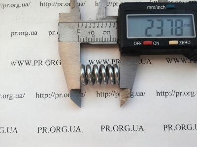 Пружина сжатия 2,5 х 13 х 23,8 (Артикул: S5415)