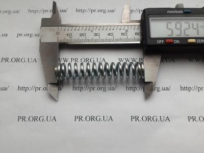 Пружина стиснення 2 х 11,8 х 59 (Артикул: S5424)