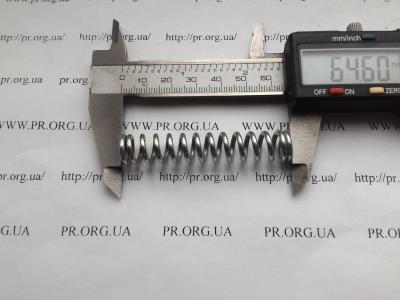 Пружина сжатия 2 х 11,8 х 64,5 (Артикул: S5425)