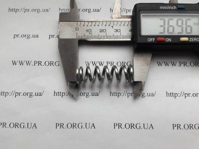 Пружина сжатия 2 х 11,7 х 37 (Артикул: S5443)