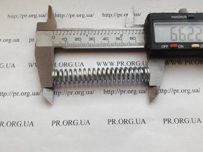 Пружина сжатия 1,6 х 10,8 х 66,2 (Артикул: S5453)