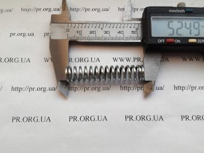 Пружина сжатия 1,6 х 11 х 52,5 (Артикул: S5458)