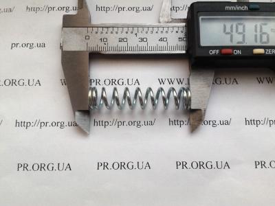 Пружина стиснення 1,6 х 11 х 49 (Артикул: S5464)