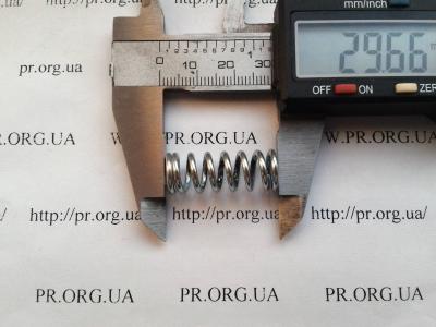 Пружина сжатия 1,6 х 10,8 х 29,5 (Артикул: S5466)