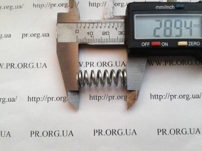 Пружина стиснення 1,5 х 10,5 х 29 (Артикул: S5469)