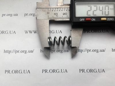 Пружина сжатия 1,6 х 10,8 х 22,5 (Артикул: S5476)
